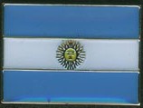 Anstecknadel Argentinien mit Wappen