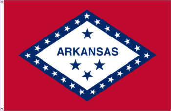 Flagge Arkansas (USA) 150 x 90 cm