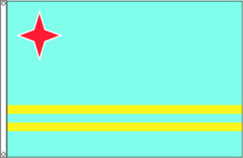 Flagge Aruba 150 x 90 cm