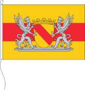 Flagge Baden mit Wappen 150 x 100 cm Marinflag M/I