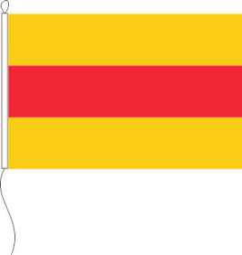 Flagge Baden ohne Wappen 20 x 30 cm Marinflag