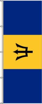 Flagge Barbados 200 x 80 cm