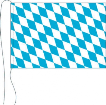 Tischflagge Bayern Raute ohne Wappen 15 x 25 cm