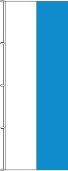 Flagge Bayern weiß-blau ohne Wappen 400 x 150 cm Marinflag M/I