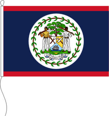 Flagge Belize 30 x 20 cm Marinflag