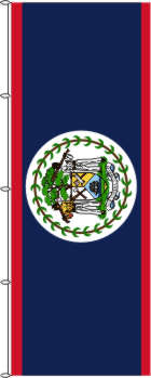 Flagge Belize 400 x 150 cm