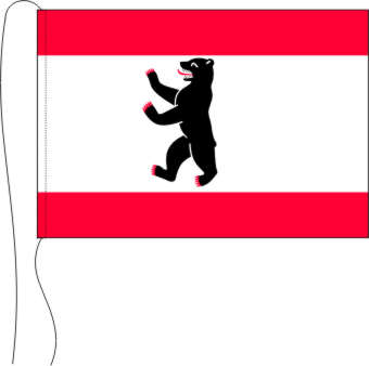 Tischflagge Berlin 15 x 25 cm