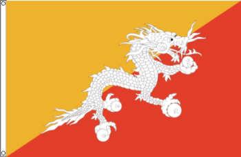 Flagge Bhutan 150 x 90 cm