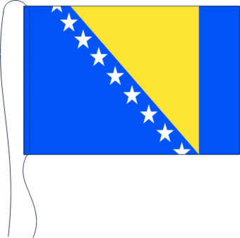 Tischflagge Bosnien_Herzegowina 15 x 25 cm