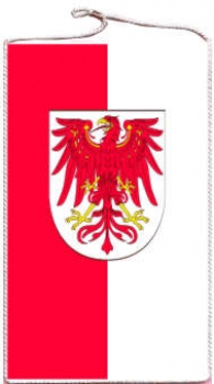 Tischbanner Brandenburg mit Wappen 15 x 25 cm