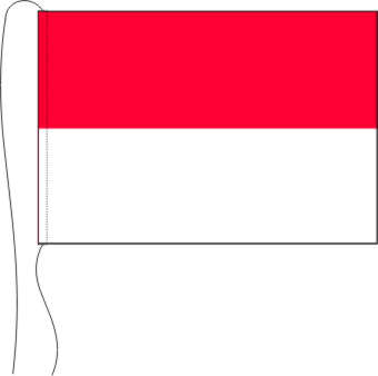 Tischflagge Brandenburg ohne Wappen 15 x 25 cm