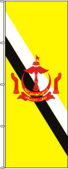 Flagge Brunei 400 x 150 cm