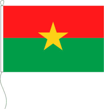 Flagge Burkina Faso 120 x 200 cm