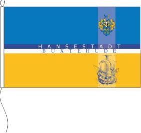 Fahne Buxtehude Hansestadt   20 x 30 cm Qualität Marinflag