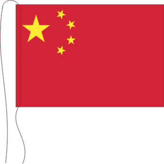 Tischflagge China 15 x 25 cm