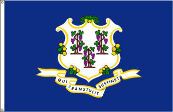 Flagge Connecticut (USA) 150 x 90 cm