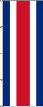 Flagge Costa Rica ohne Wappen Handelsflagge 400 x 150 cm