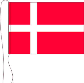 Tischflagge Dänemark 15 x 25 cm