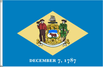 Flagge Delaware (USA) 150 x 90 cm