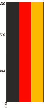 Flagge Deutschland für Auslegermasten 300 x 120 cm Marinflag