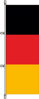 Flagge Deutschland waagerecht 500 x 150 cm Marinflag M/I