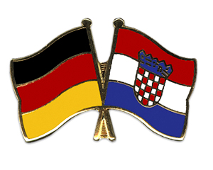 Anstecknadel Deutschland-Kroatien (VE 5 Stück) 2,2