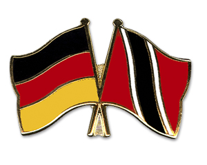Anstecknadel Deutschland-Trinidad & Tobago (VE 5 Stück) 2,2 cm