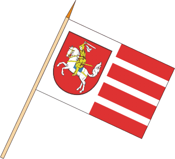 Stockflagge Dithmarschen (1 Stück) 45 x 30 cm