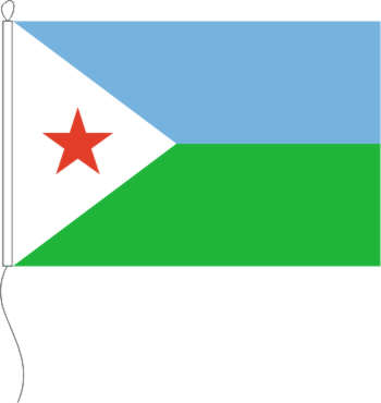 Flagge Djibouti 30 x 20 cm Marinflag