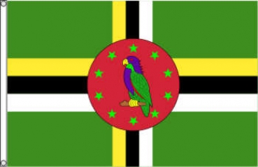 Flagge Dominika 150 x 90 cm