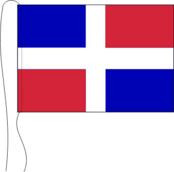 Tischflagge Dominikanische Republik 15 x 25 cm