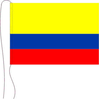 Tischflagge Ecuador ohne Wappen 15 x 25 cm