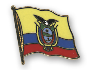 Anstecknadel Ecuador (VE 5 Stück) 2,0 cm