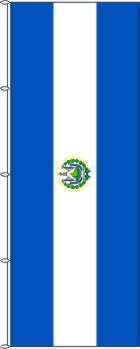 Flagge El Salvador mit Wappen 200 x 80 cm Marinflag