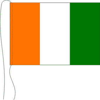 Tischflagge Elfenbeinküste 15 x 25 cm