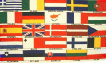 Flagge Europa 25 Nationen 150 x 90 cm