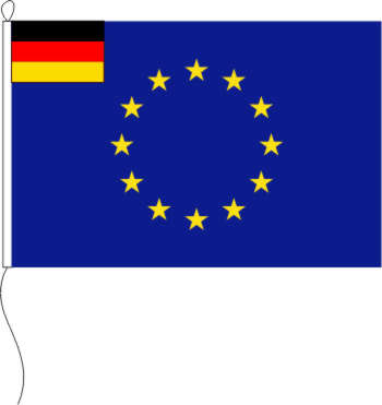 Flagge Europarat (D in Gösch) 60 x 90 cm