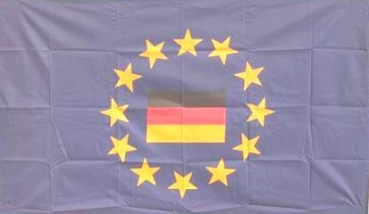 Flagge Europarat (D im Sternenkranz) 90 x 150 cm