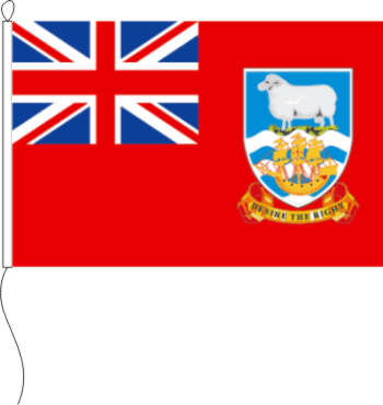 Flagge Falkland Inseln Handelsflagge (rotgrundig) 150 x 100 cm