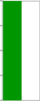 Hochformatflagge Schützen grün/weiß 200 x  80 cm Qualität Marinflag M/I