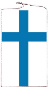 Tischbanner Finnland 15 x 25 cm