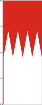 Flagge Franken mit Rechen 400 x 150 cm