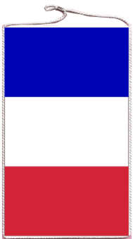 Tischbanner Frankreich 15 x 25 cm