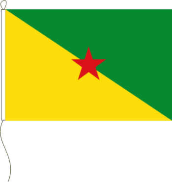 Flagge Französisch Guayana - inoffiziell 200 x 335 cm