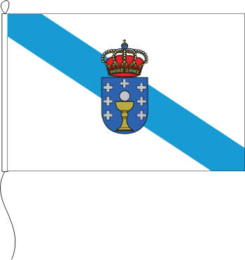 Flagge Galicien 30 x 20 cm