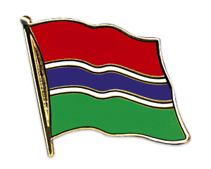 Anstecknadel Gambia (VE 5 Stück) 2,0 cm