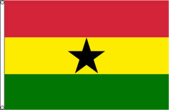 Flagge Ghana 150 x 90 cm