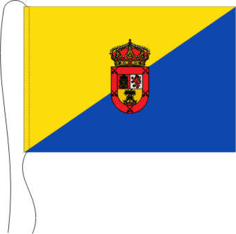 Tischflagge Gran Canaria 15 x 25 cm