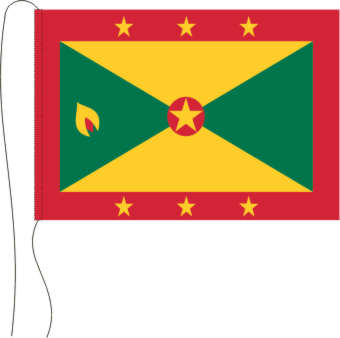 Tischflagge Grenada 15 x 25 cm