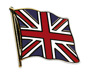 Anstecknadel Großbritannien (VE 5 Stück) 2,0 cm